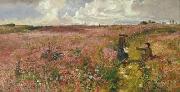 John Samuel Raven Study for landscape with flowering oil on canvas
